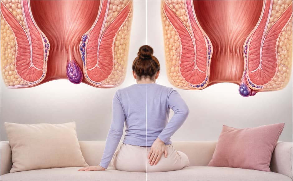 How Are Internal and External Hemorrhoids Different? Symptoms & Treatment